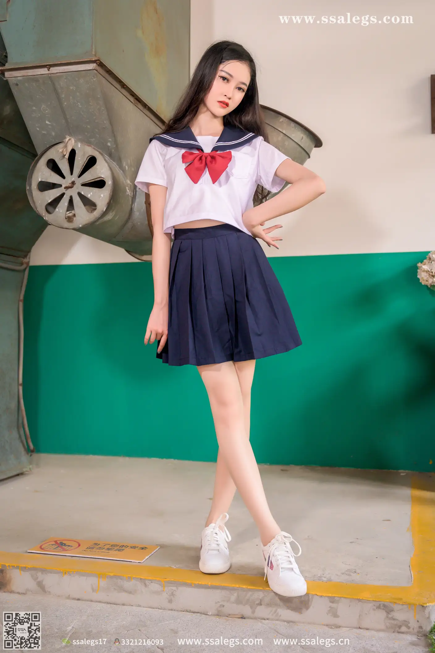 [爱美足] NO.421 漫漫白色jk制服肉丝写真(上) 丝社#[124P]-3