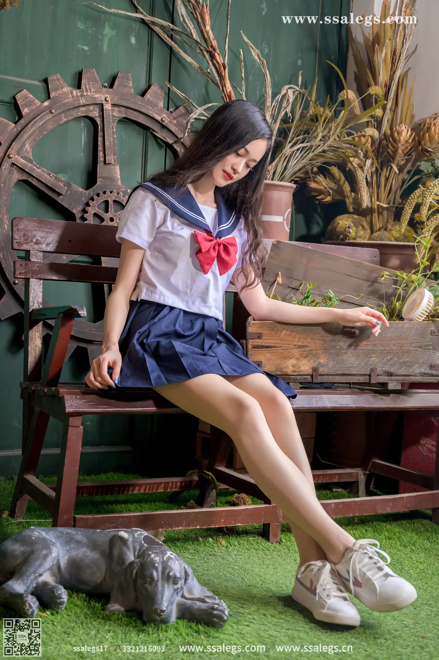 [爱美足] NO.421 漫漫白色jk制服肉丝写真(上) 丝社#[124P]-10