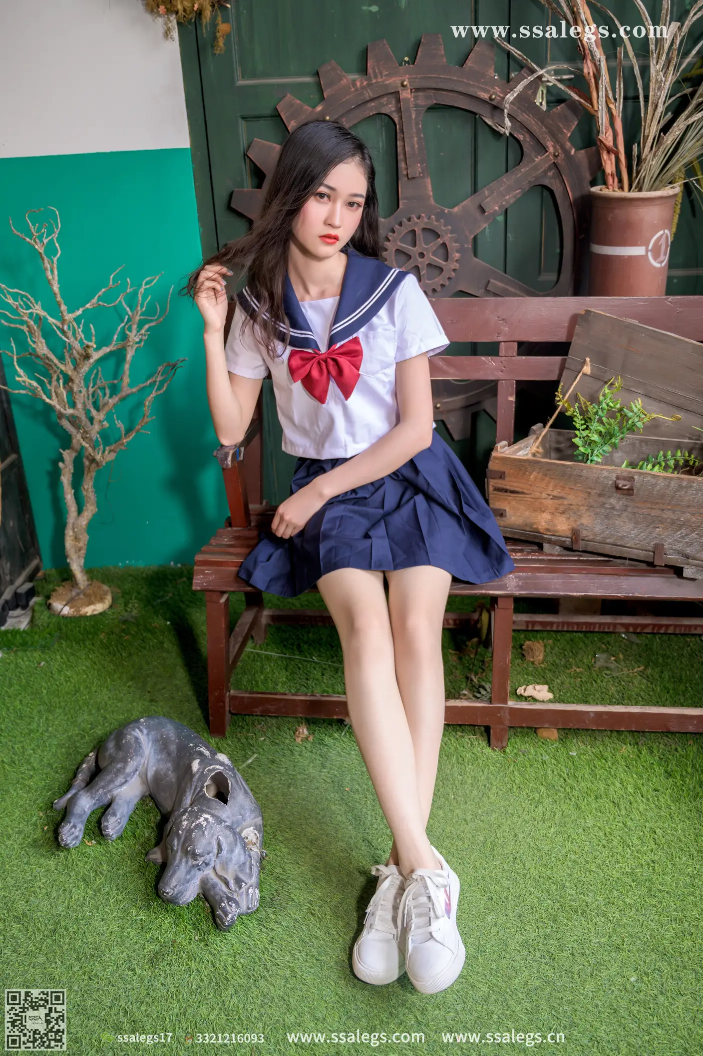 [爱美足] NO.421 漫漫白色jk制服肉丝写真(上) 丝社#[124P]-3