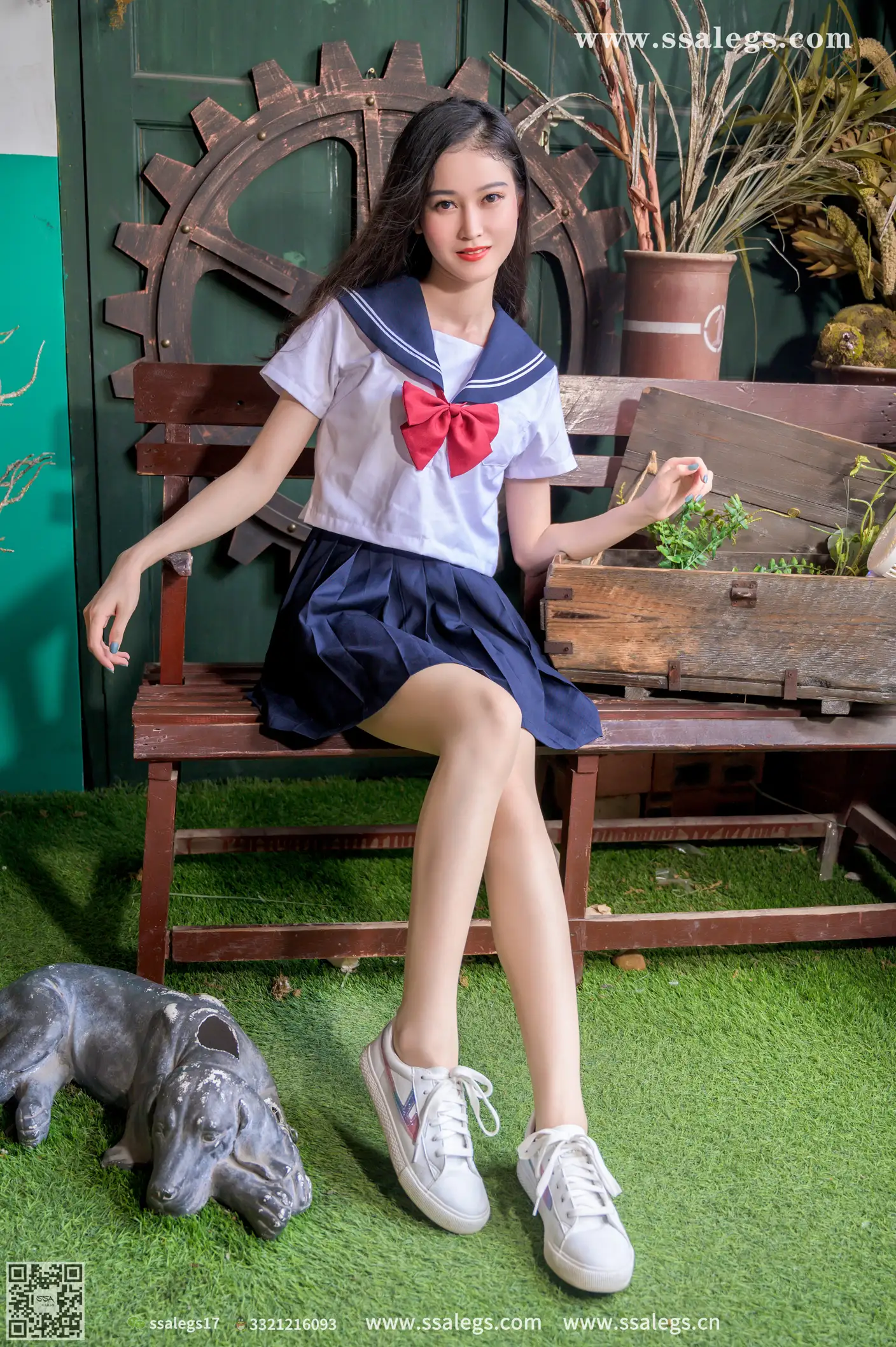 [爱美足] NO.421 漫漫白色jk制服肉丝写真(上) 丝社#[124P]-4