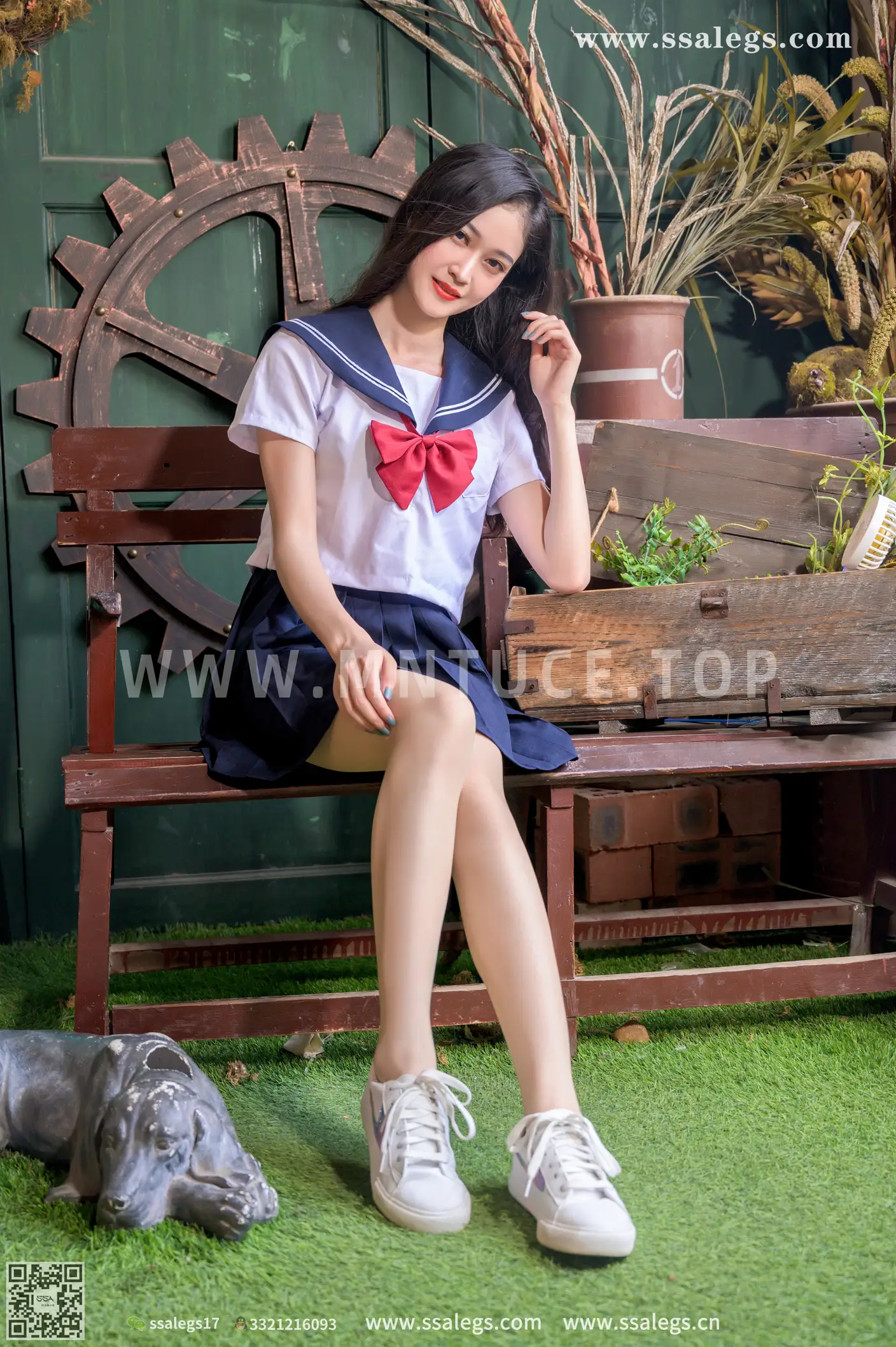 [爱美足] NO.421 漫漫白色jk制服肉丝写真(上) 丝社#[124P]-8