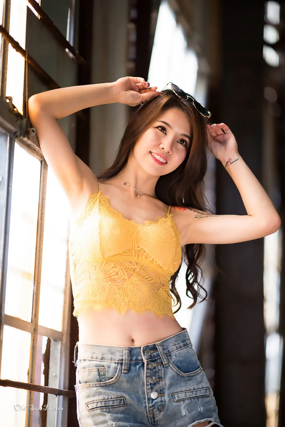 [爱美足] NO.192 Debby Chiu 露肚牛仔短裤高跟美腿 街拍#[53P]-3