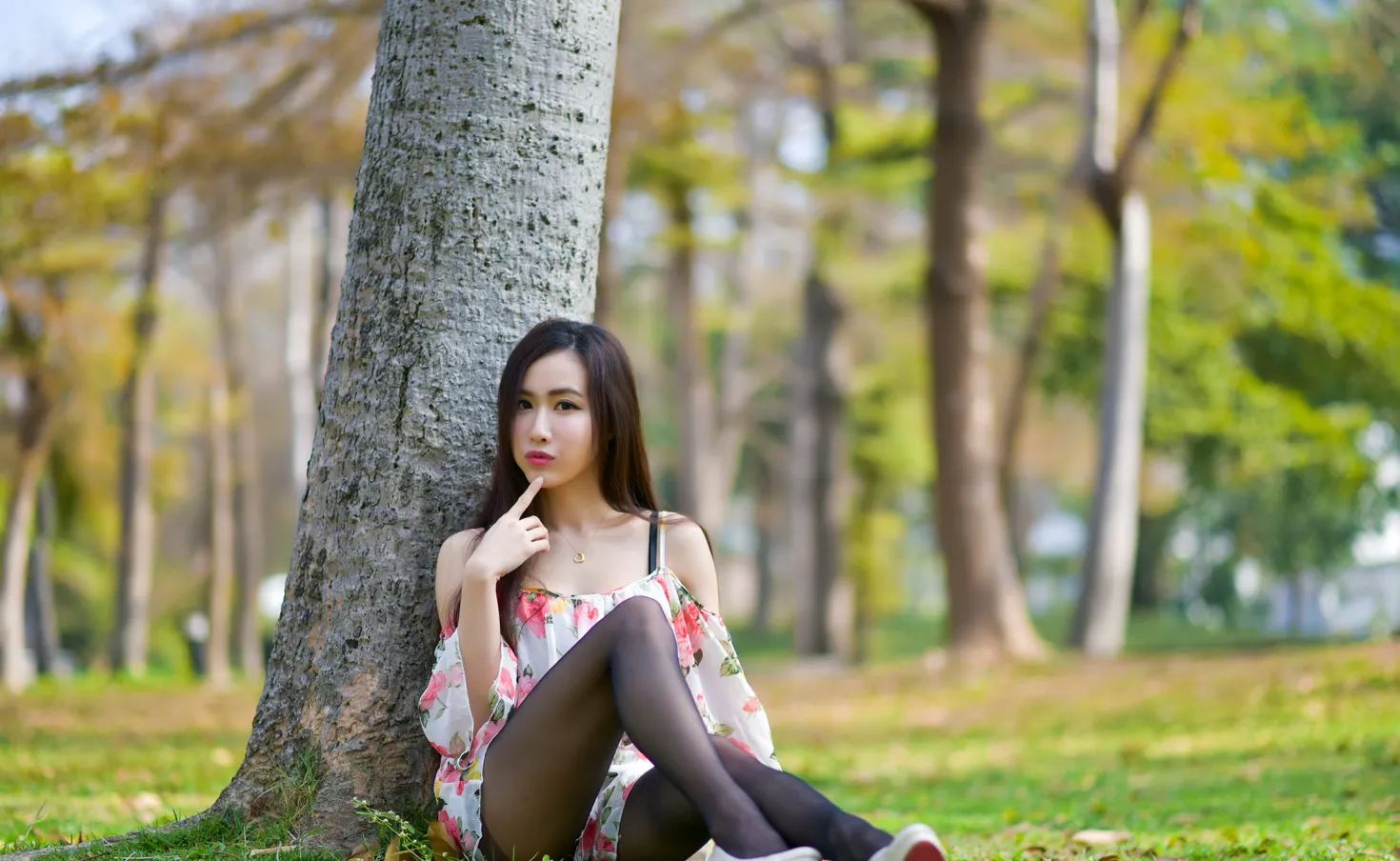 [爱美足] NO.185 妍希 吊带裤裙黑丝美腿 街拍#[27P]-2