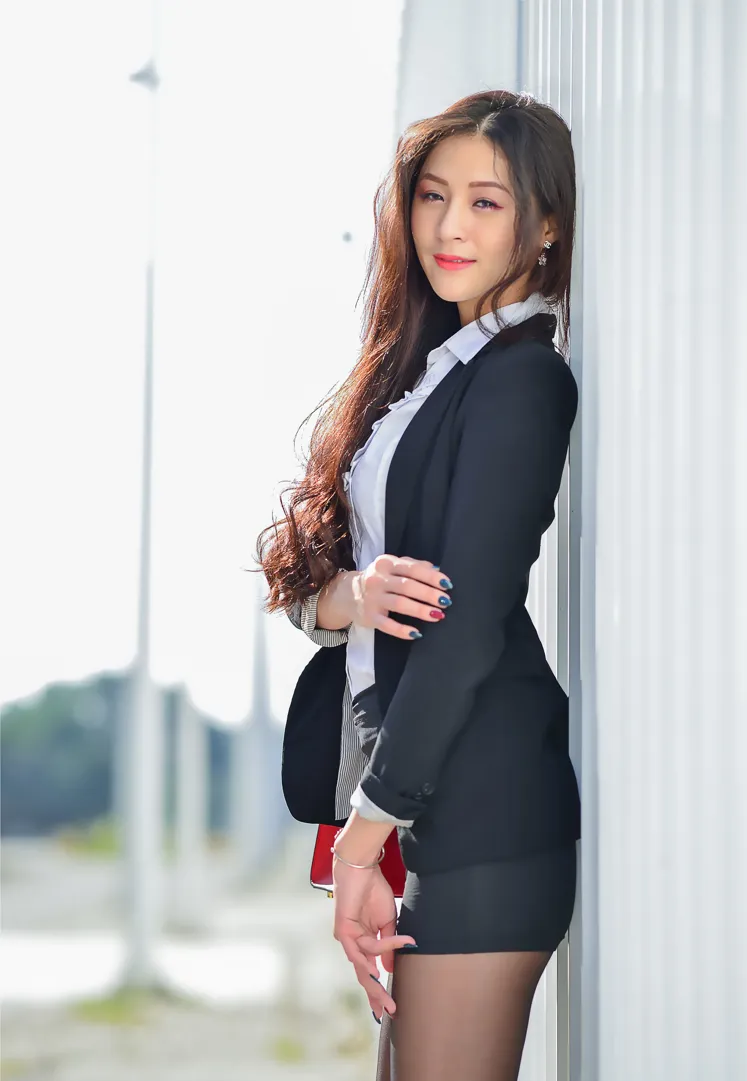 [爱美足] NO.146 Lola 雪岑 OL黑丝高跟美腿 街拍#[105P]-4
