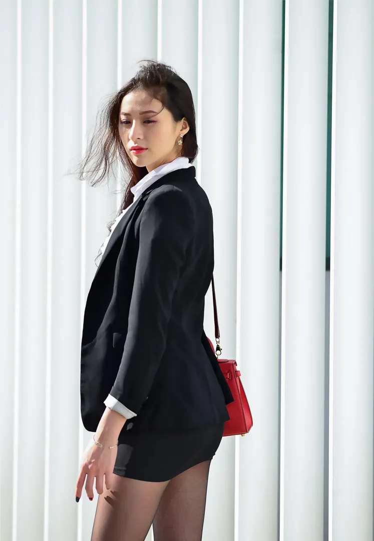 [爱美足] NO.146 Lola 雪岑 OL黑丝高跟美腿 街拍#[105P]-2