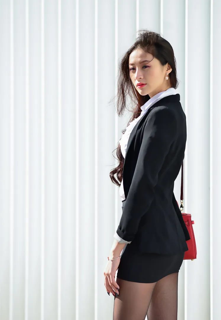 [爱美足] NO.146 Lola 雪岑 OL黑丝高跟美腿 街拍#[105P]-4