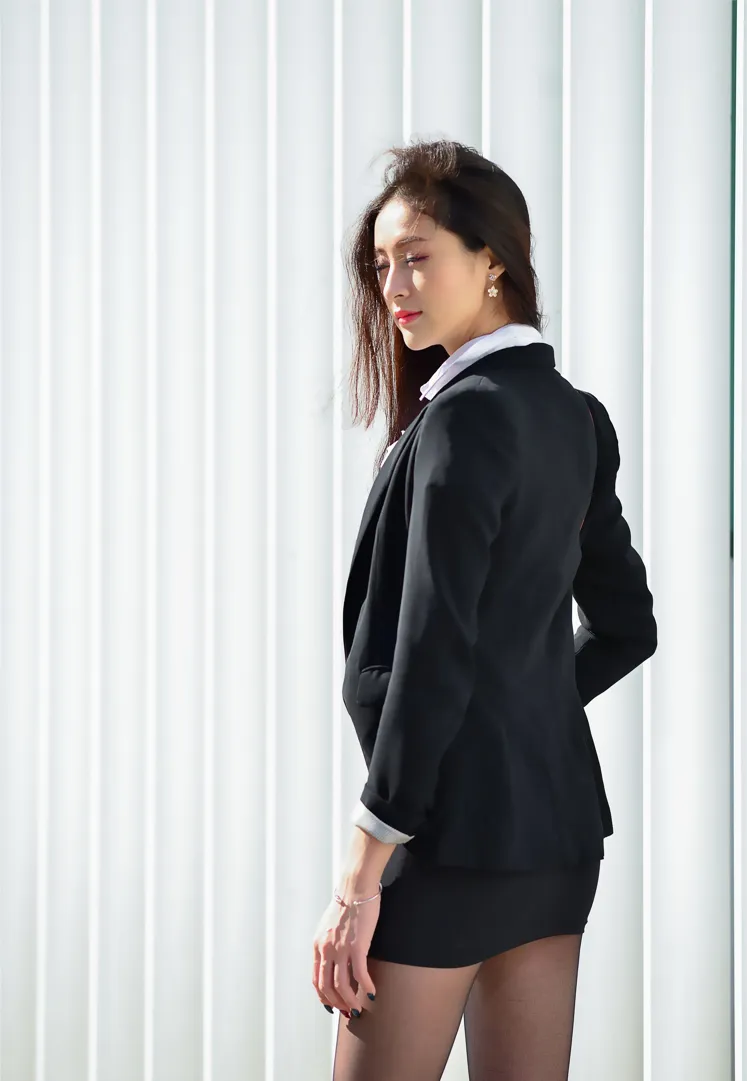 [爱美足] NO.146 Lola 雪岑 OL黑丝高跟美腿 街拍#[105P]-6