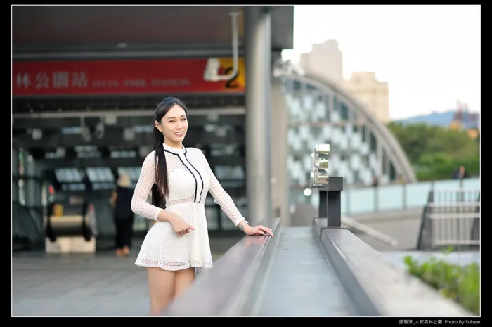 [爱美足] NO.091 张雅淳 大安森林 高跟美腿外拍 街拍#[54P]-1