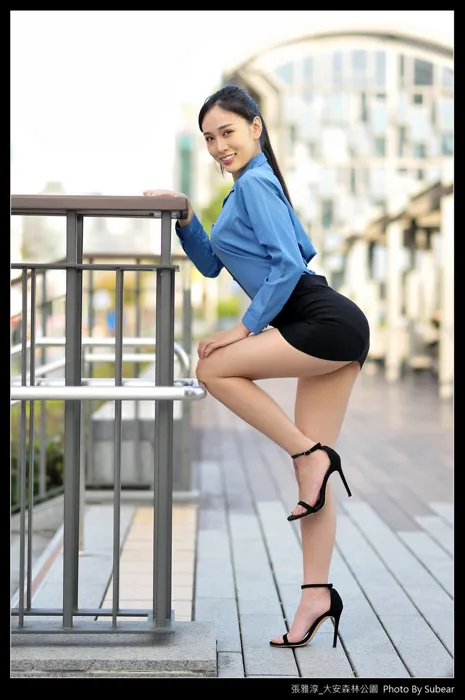 [爱美足] NO.091 张雅淳 大安森林 高跟美腿外拍 街拍#[54P]-4