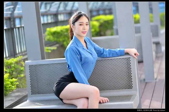 [爱美足] NO.091 张雅淳 大安森林 高跟美腿外拍 街拍#[54P]-5