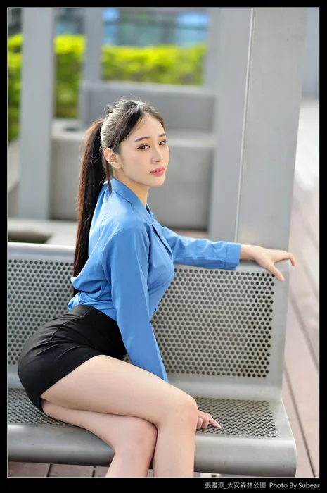 [爱美足] NO.091 张雅淳 大安森林 高跟美腿外拍 街拍#[54P]-3
