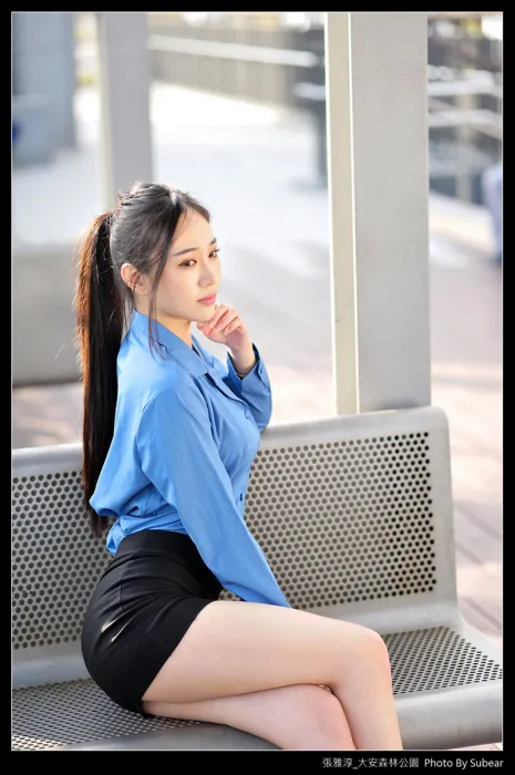 [爱美足] NO.091 张雅淳 大安森林 高跟美腿外拍 街拍#[54P]-4