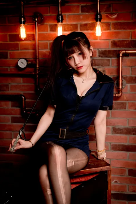 [爱美足] NO.116 乔乔儿 黑丝制服 街拍#[52P]-10