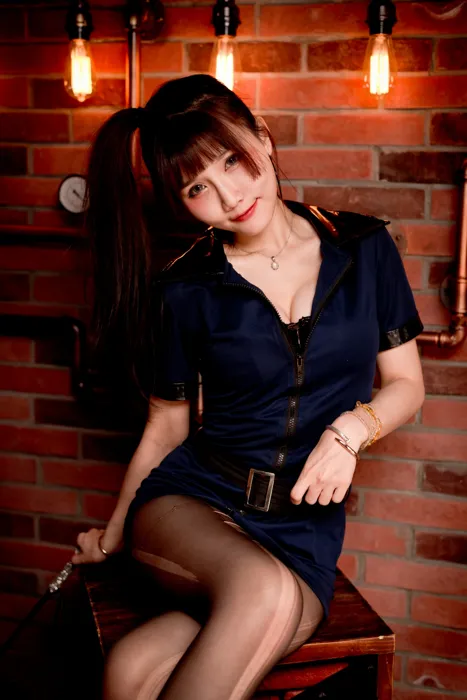 [爱美足] NO.116 乔乔儿 黑丝制服 街拍#[52P]-4