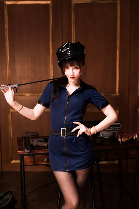 [爱美足] NO.116 乔乔儿 黑丝制服 街拍#[52P]-6