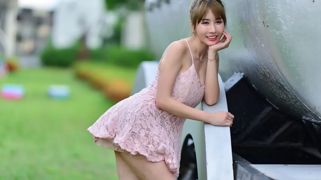 [爱美足] NO.201 陈薇羽 吊带连衣裙凉高美腿 街拍#[105P]-3