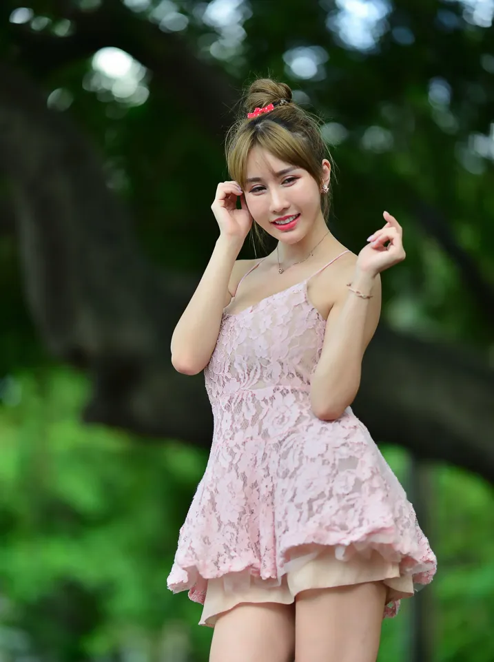 [爱美足] NO.201 陈薇羽 吊带连衣裙凉高美腿 街拍#[105P]-10