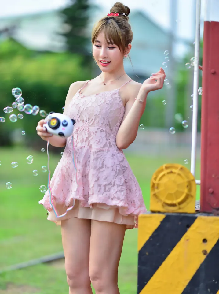 [爱美足] NO.201 陈薇羽 吊带连衣裙凉高美腿 街拍#[105P]-7