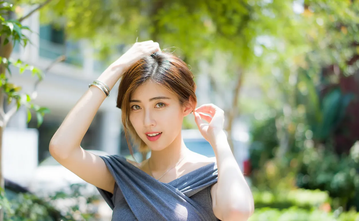 [爱美足] NO.207 金允乔 露肩连衣短裙涼高美腿 街拍#[54P]-8