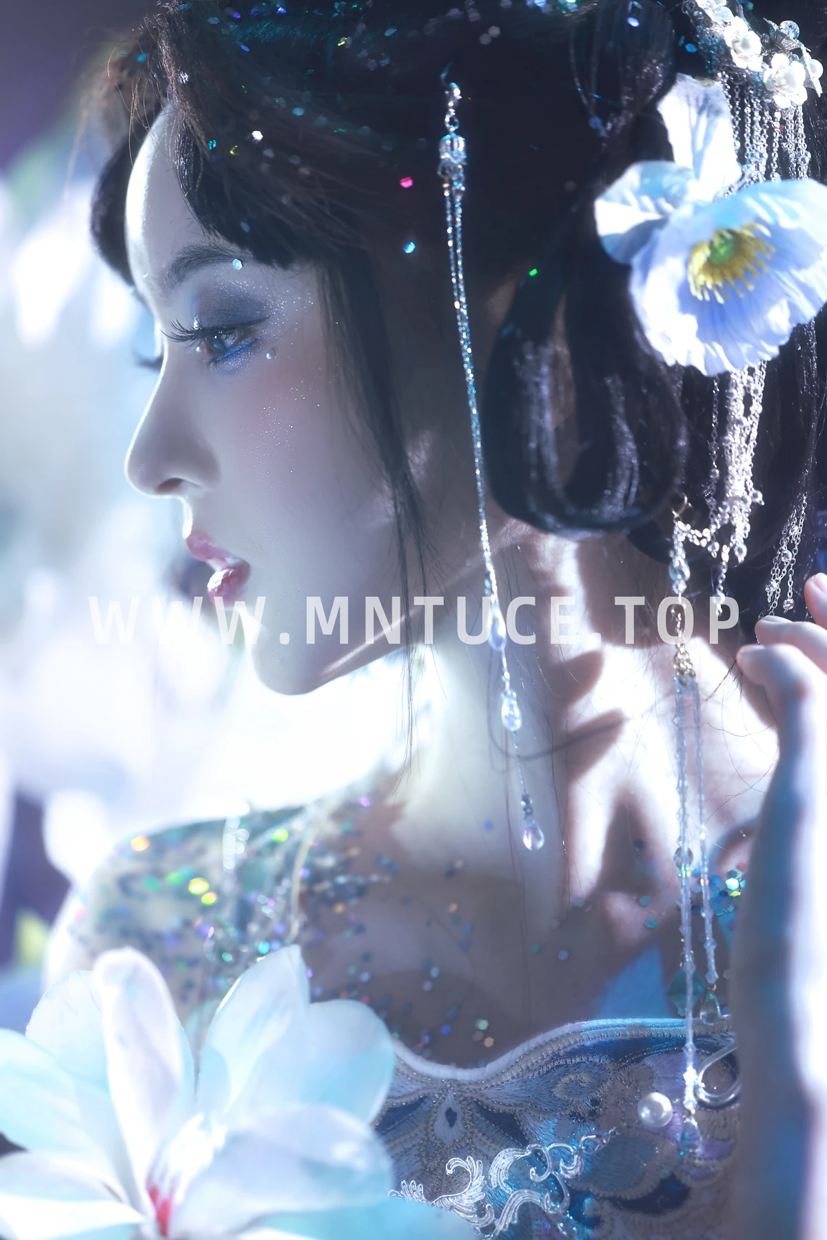 [艺图语] 2023.01.31 Vol.2938 月影 天晴后的樱花花#[22P]-1