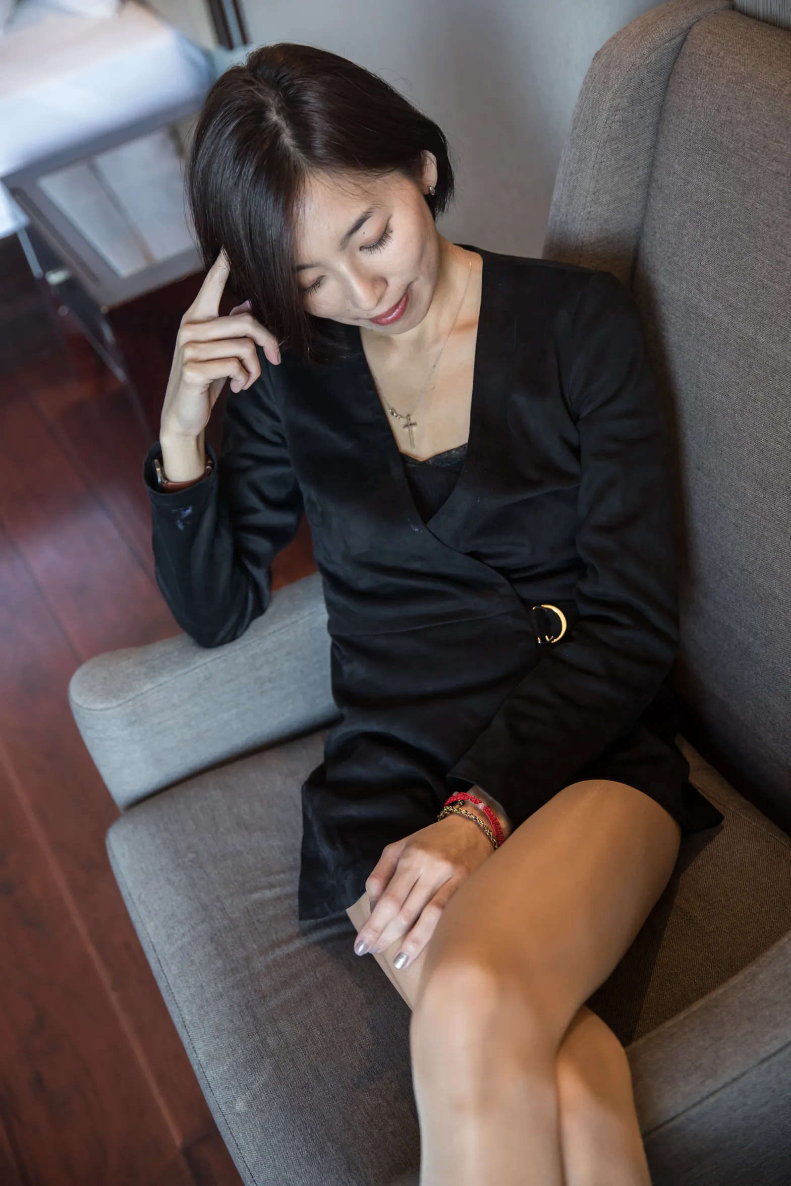 [爱美足] NO.120 酒店骨感美女肉丝高跟 街拍#[88P]-10