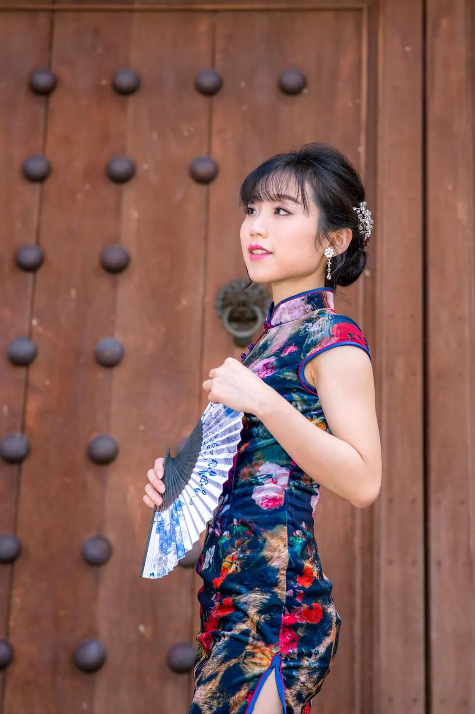 [爱美足] NO.194 余宸 短旗袍高跟美腿 街拍#[105P]-4
