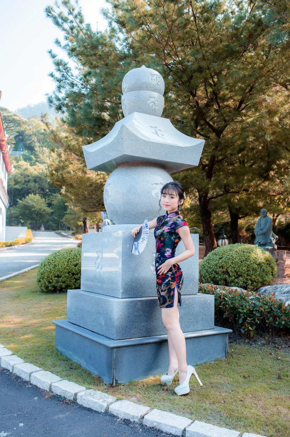 [爱美足] NO.194 余宸 短旗袍高跟美腿 街拍#[105P]-2