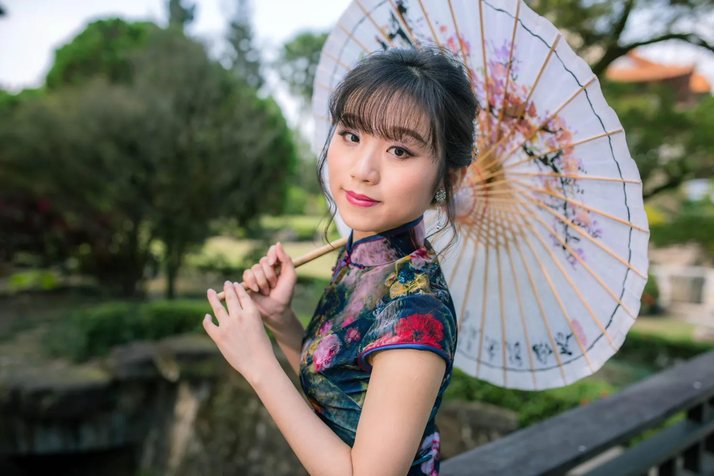 [爱美足] NO.194 余宸 短旗袍高跟美腿 街拍#[105P]-1