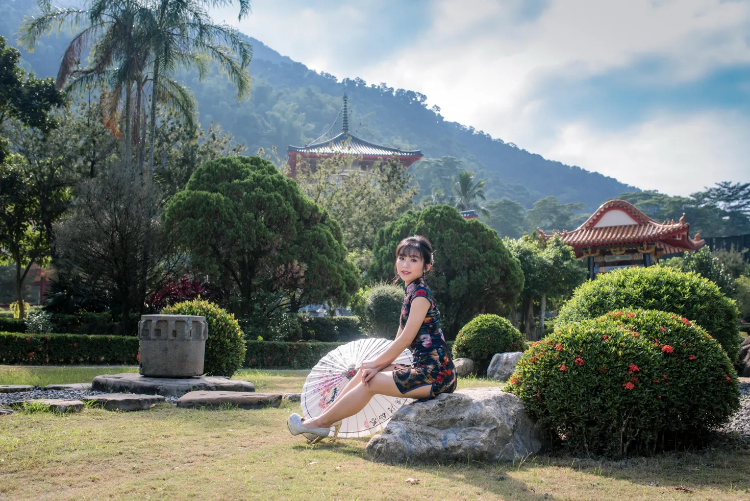 [爱美足] NO.194 余宸 短旗袍高跟美腿 街拍#[105P]-7