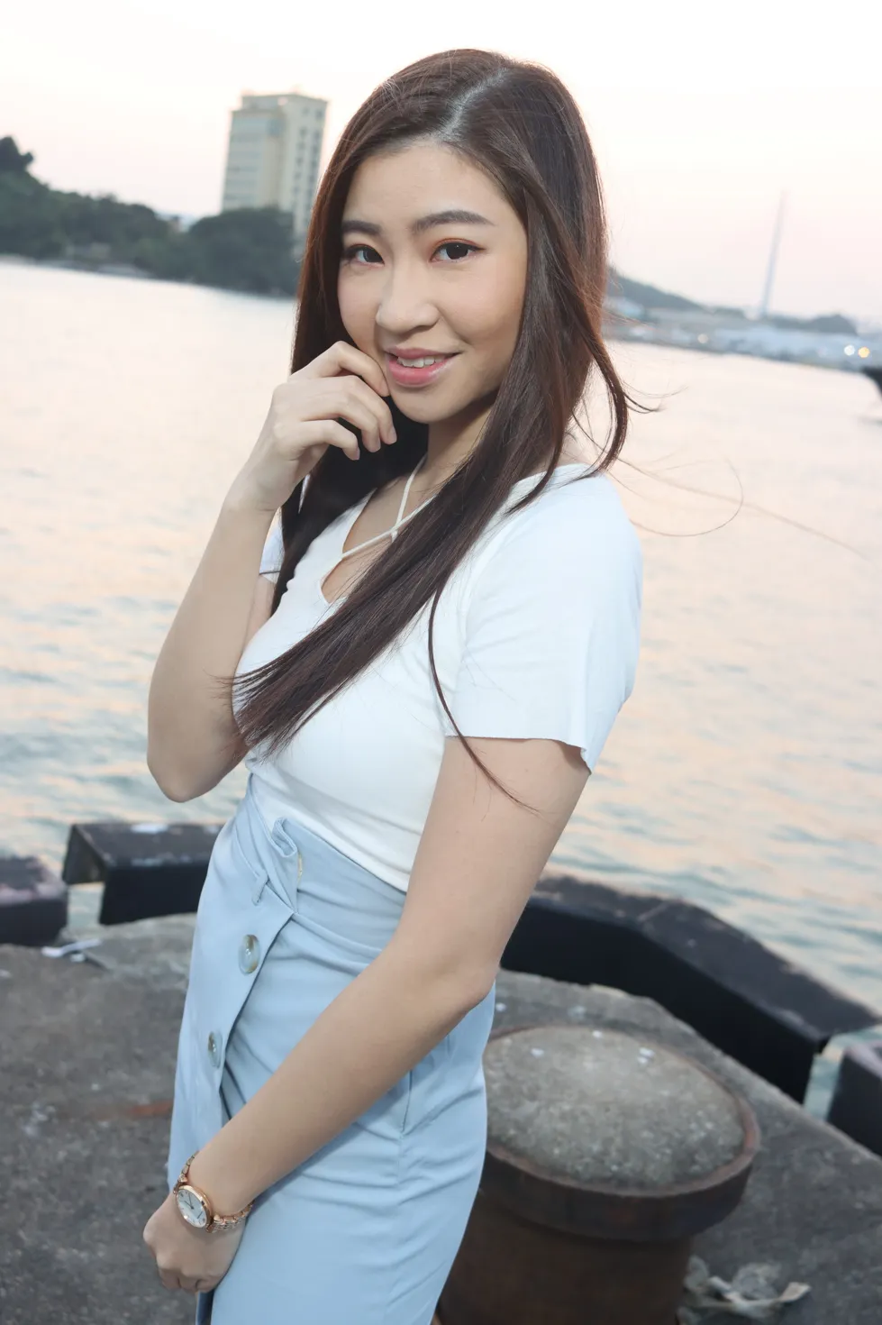 [爱美足] NO.198 梓萱 短裙丝袜涼高美腿 街拍#[80P]-6