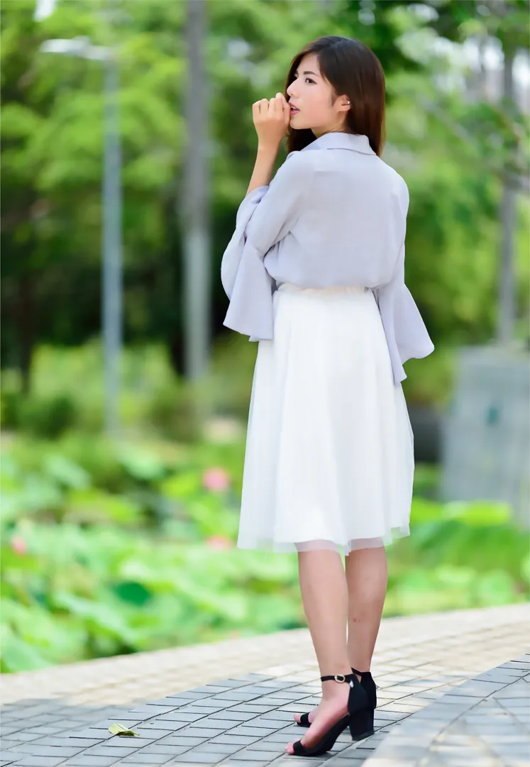 [爱美足] NO.145 方唯真 飘逸长裙涼高美腿 街拍#[105P]-3