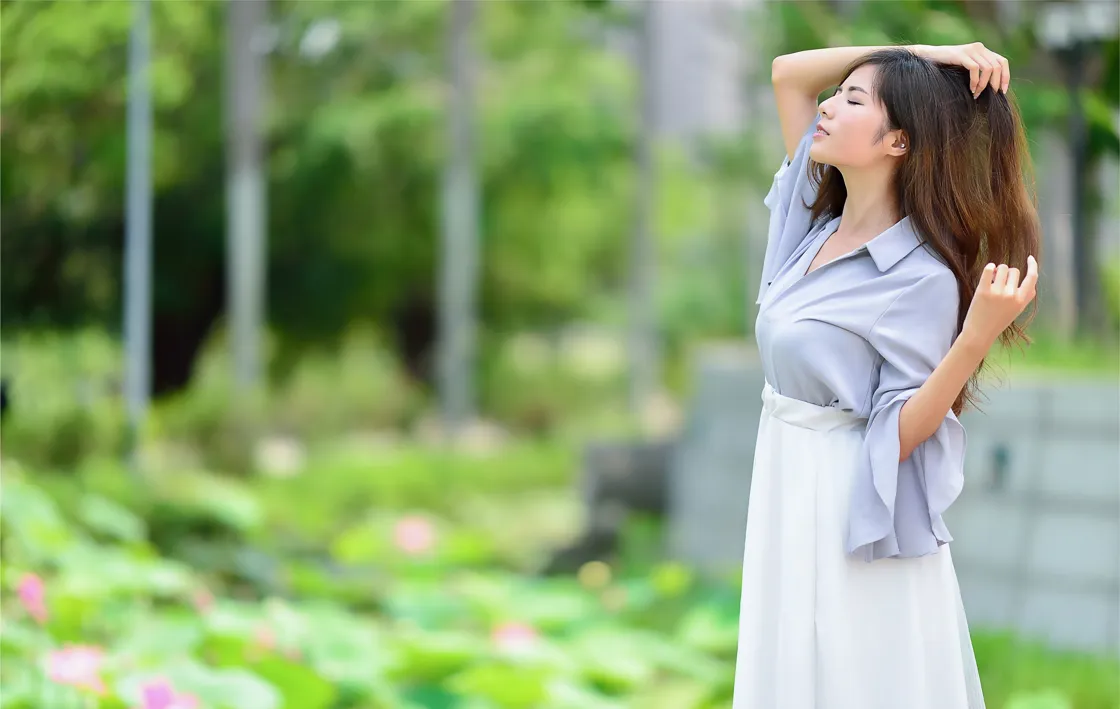 [爱美足] NO.145 方唯真 飘逸长裙涼高美腿 街拍#[105P]-2