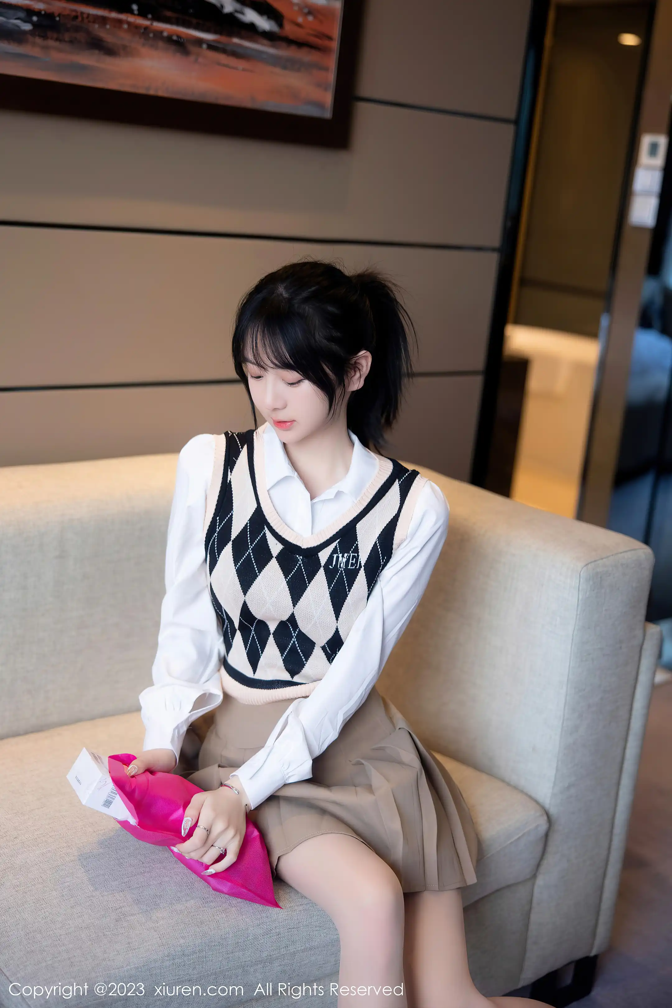 [秀人网] 2023.02.27 NO.6329 谢小蒽#[95P]-9