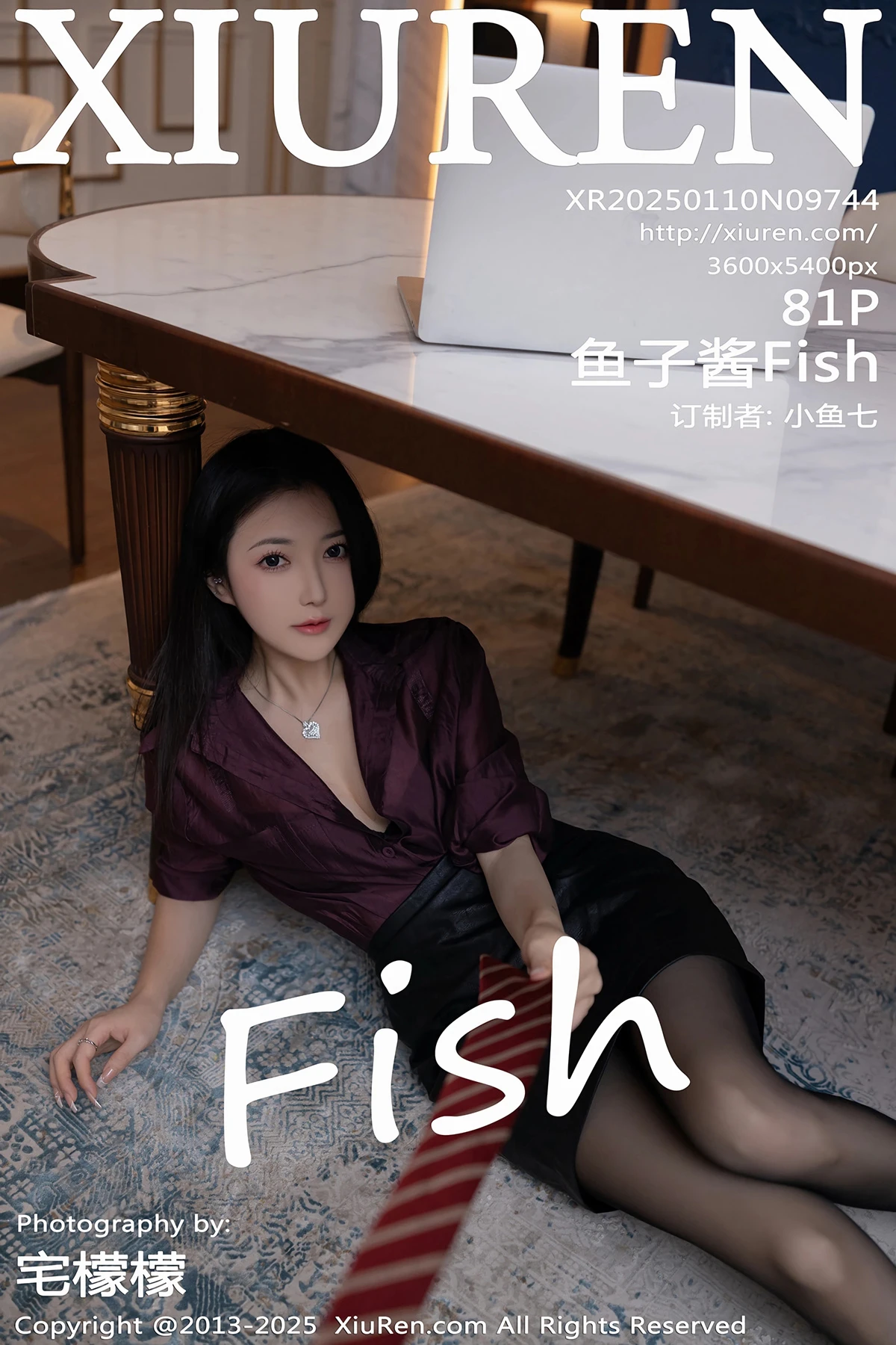 [秀人网] 2025.01.10 No.9744 鱼子酱Fish#[82P]-1