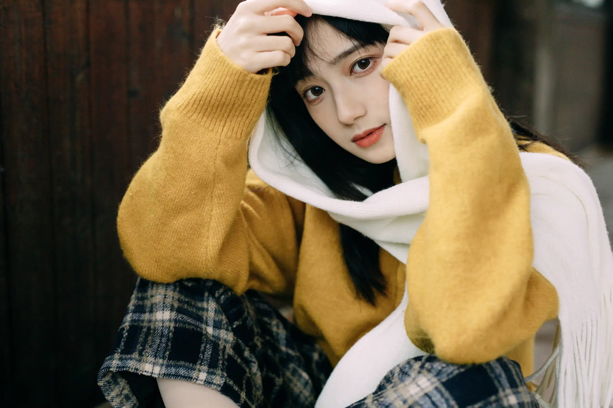 [艺图语] 2021.12.07 Vol.485 – 阴天小木屋 月半了吧#[32P]-6