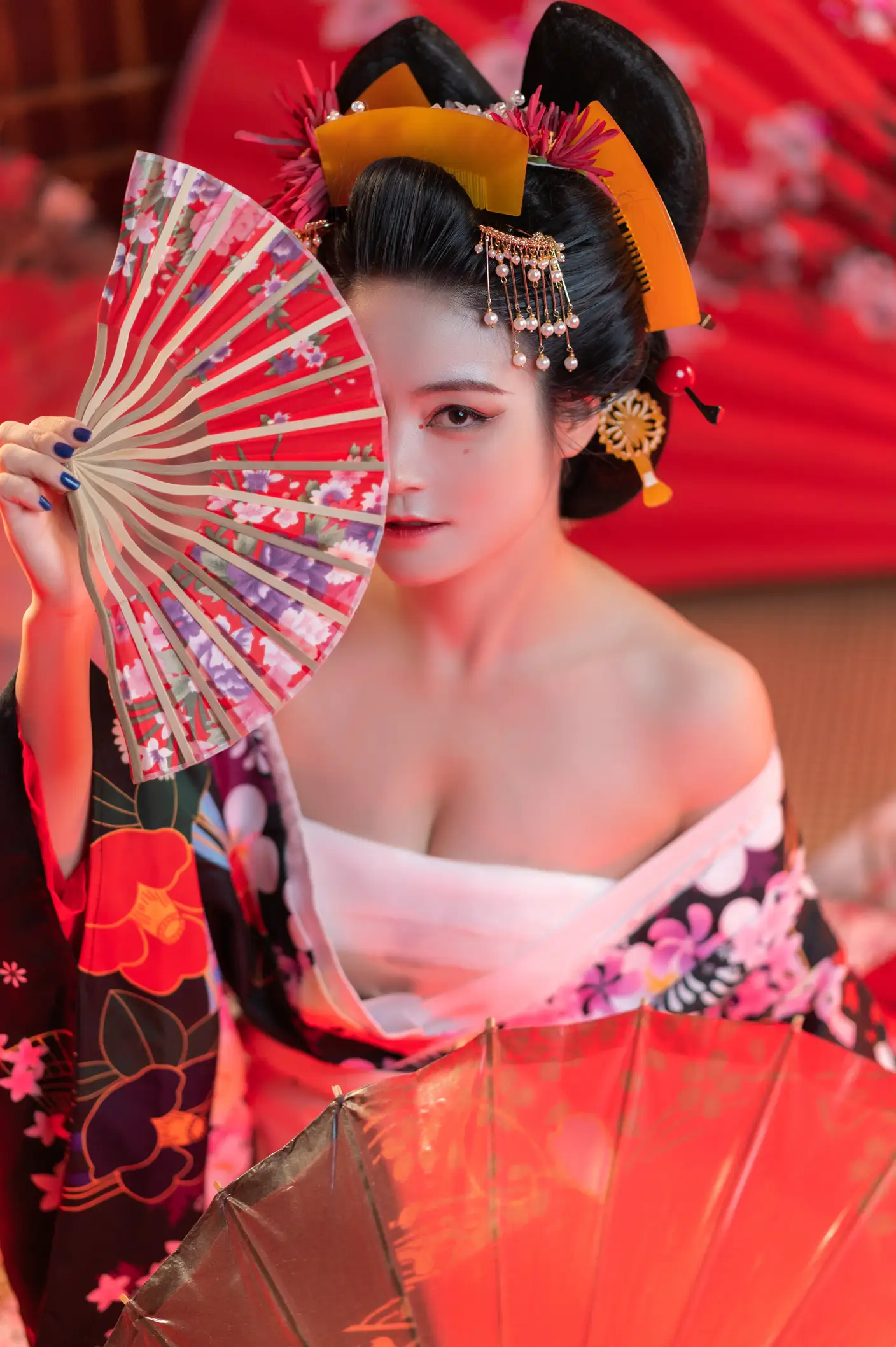 [艺图语] 2022.06.22 Vol.1258 – 扇姬 莫妮卡#[26P]-3