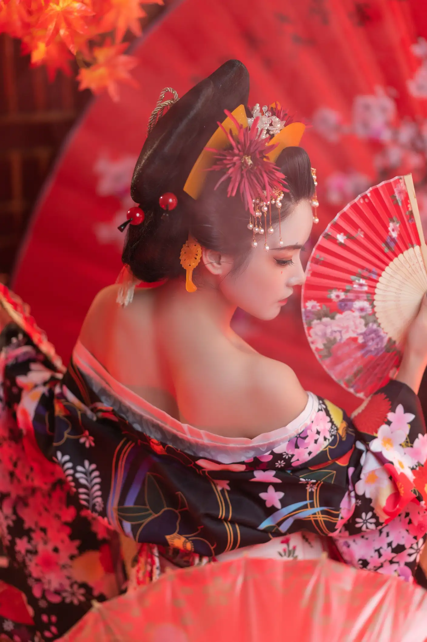 [艺图语] 2022.06.22 Vol.1258 – 扇姬 莫妮卡#[26P]-5