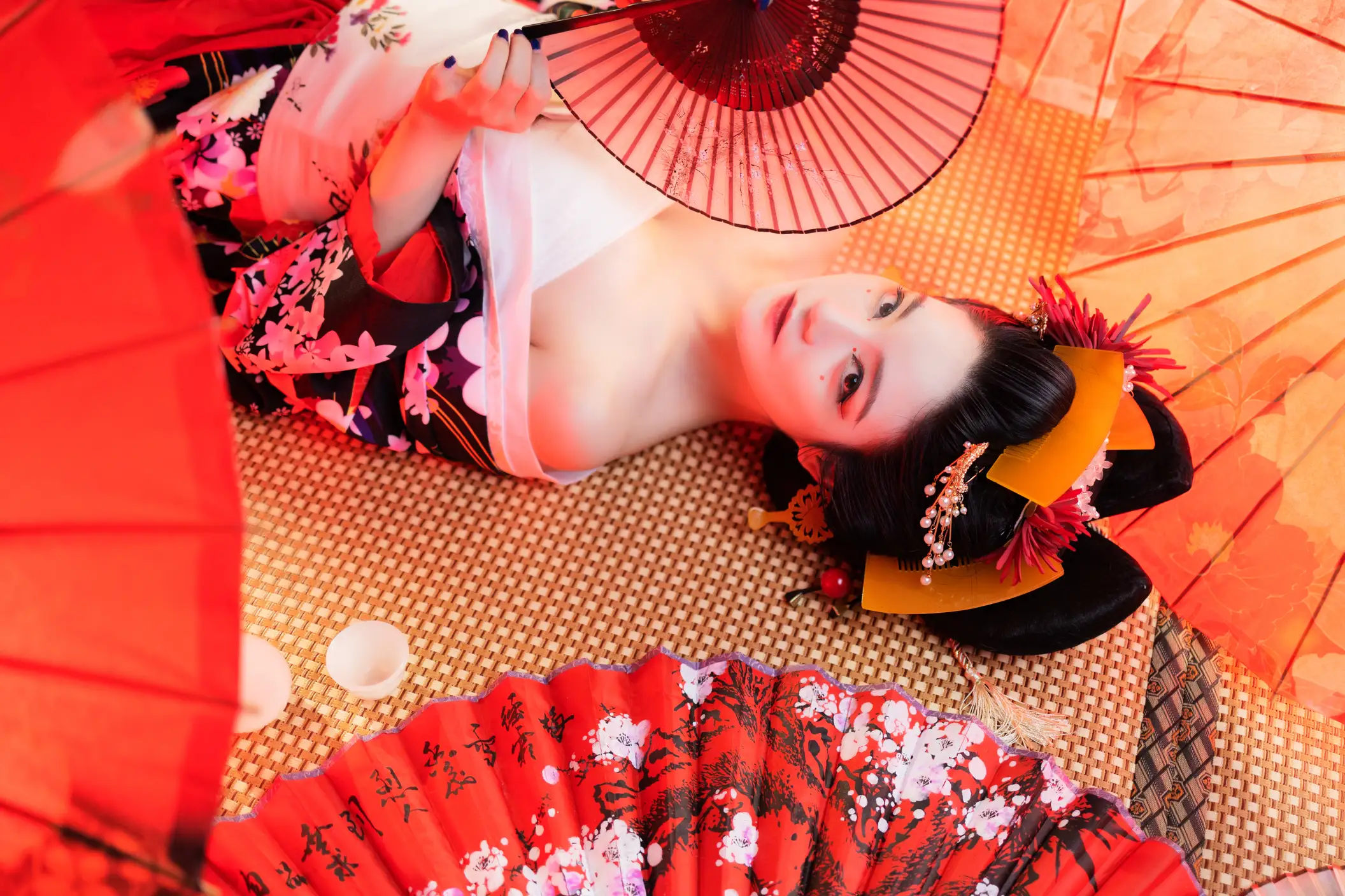 [艺图语] 2022.06.22 Vol.1258 – 扇姬 莫妮卡#[26P]-5