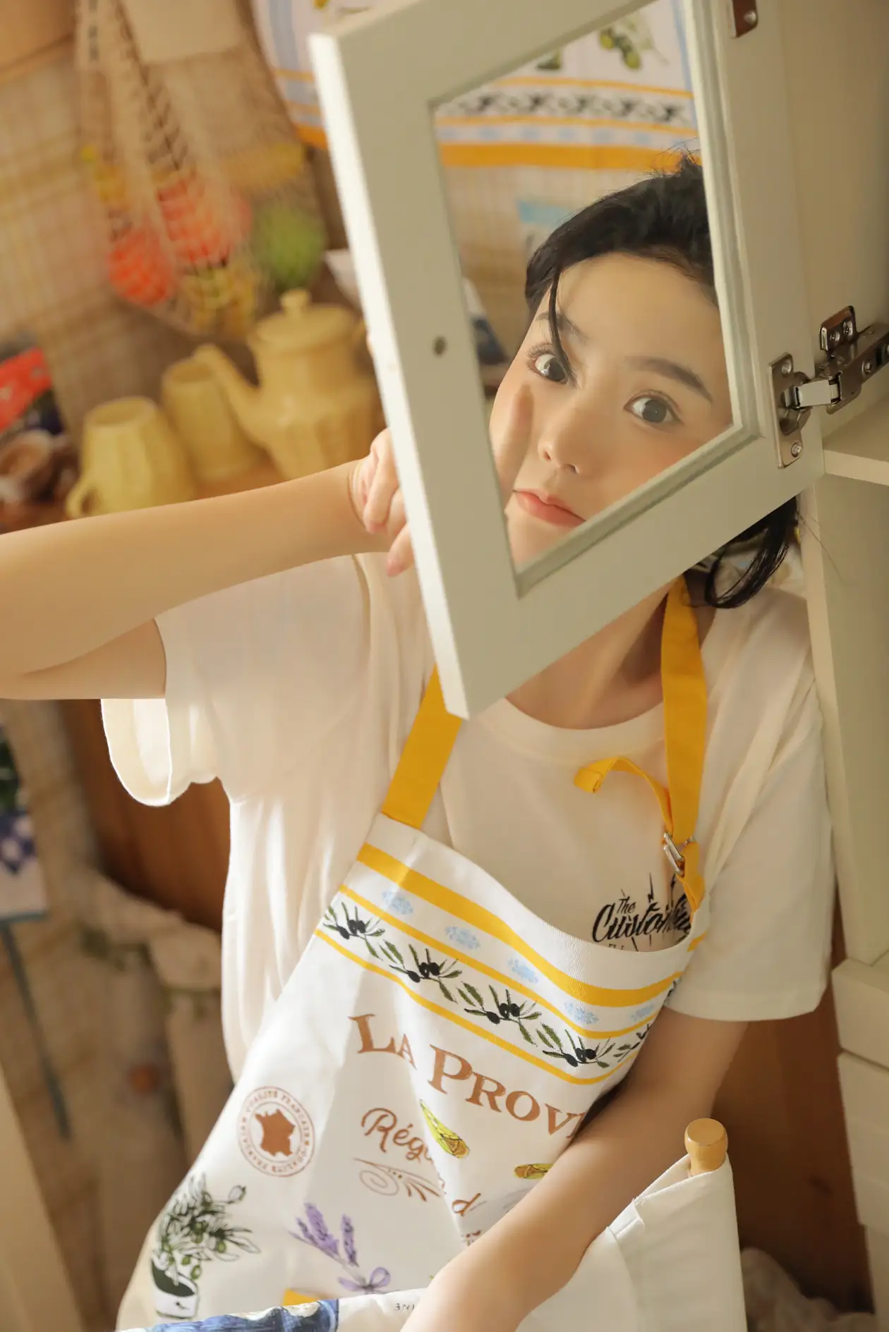 [艺图语] 2022.07.07 Vol.1403 – 橙味小厨娘 苡萱mua#[43P]-1