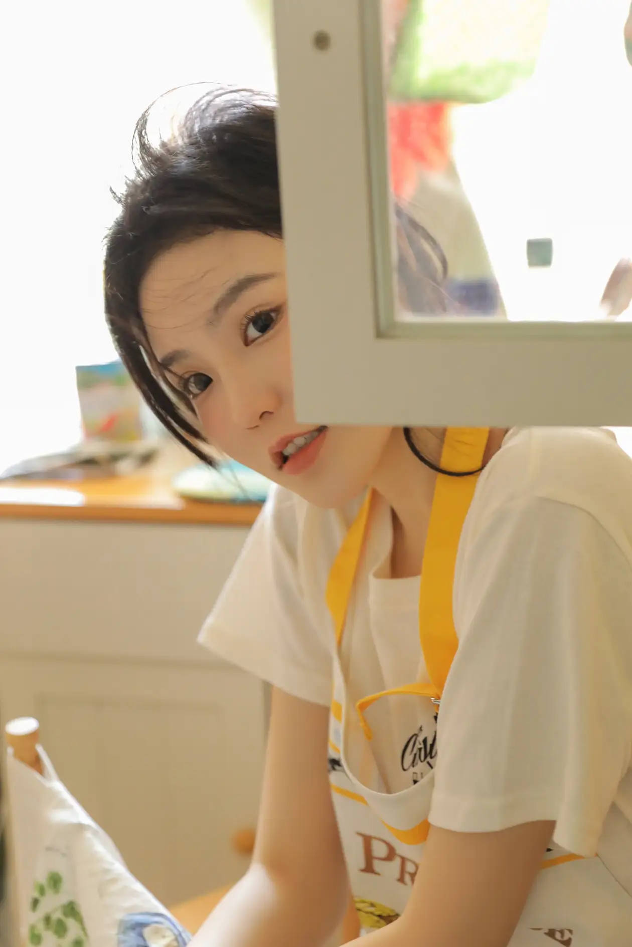 [艺图语] 2022.07.07 Vol.1403 – 橙味小厨娘 苡萱mua#[43P]-6