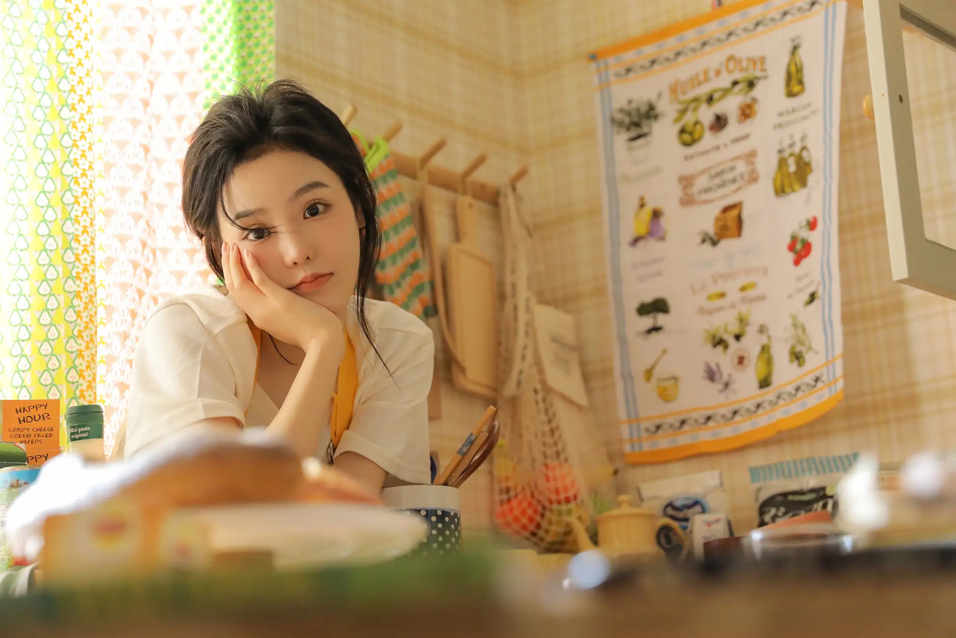 [艺图语] 2022.07.07 Vol.1403 – 橙味小厨娘 苡萱mua#[43P]-6