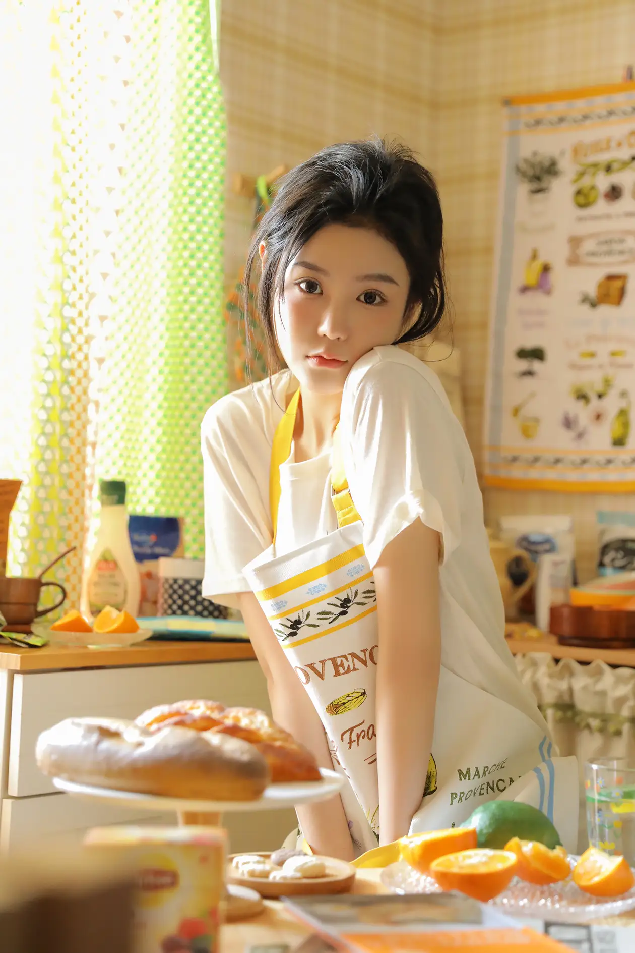 [艺图语] 2022.07.07 Vol.1403 – 橙味小厨娘 苡萱mua#[43P]-8