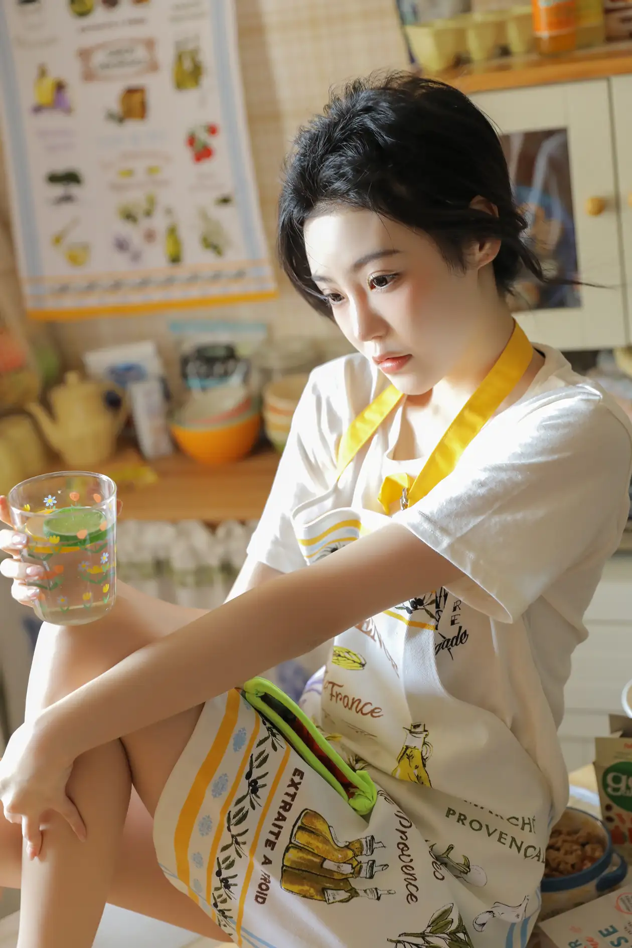 [艺图语] 2022.07.07 Vol.1403 – 橙味小厨娘 苡萱mua#[43P]-9