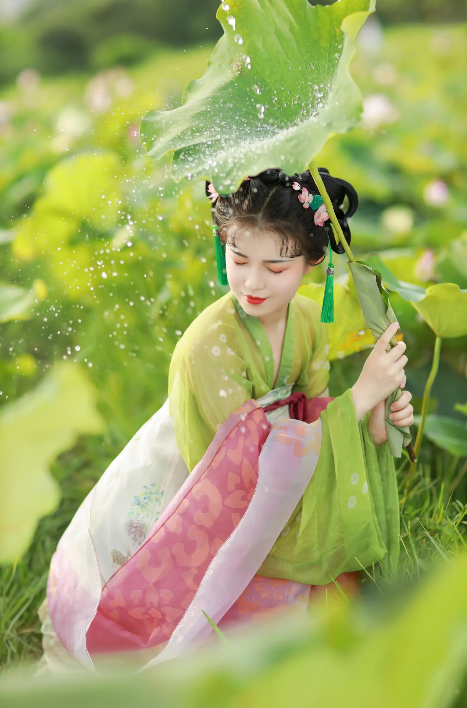 [艺图语] 2022.08.03 Vol.1614 – 荷花少女 我超白_#[30P]-5