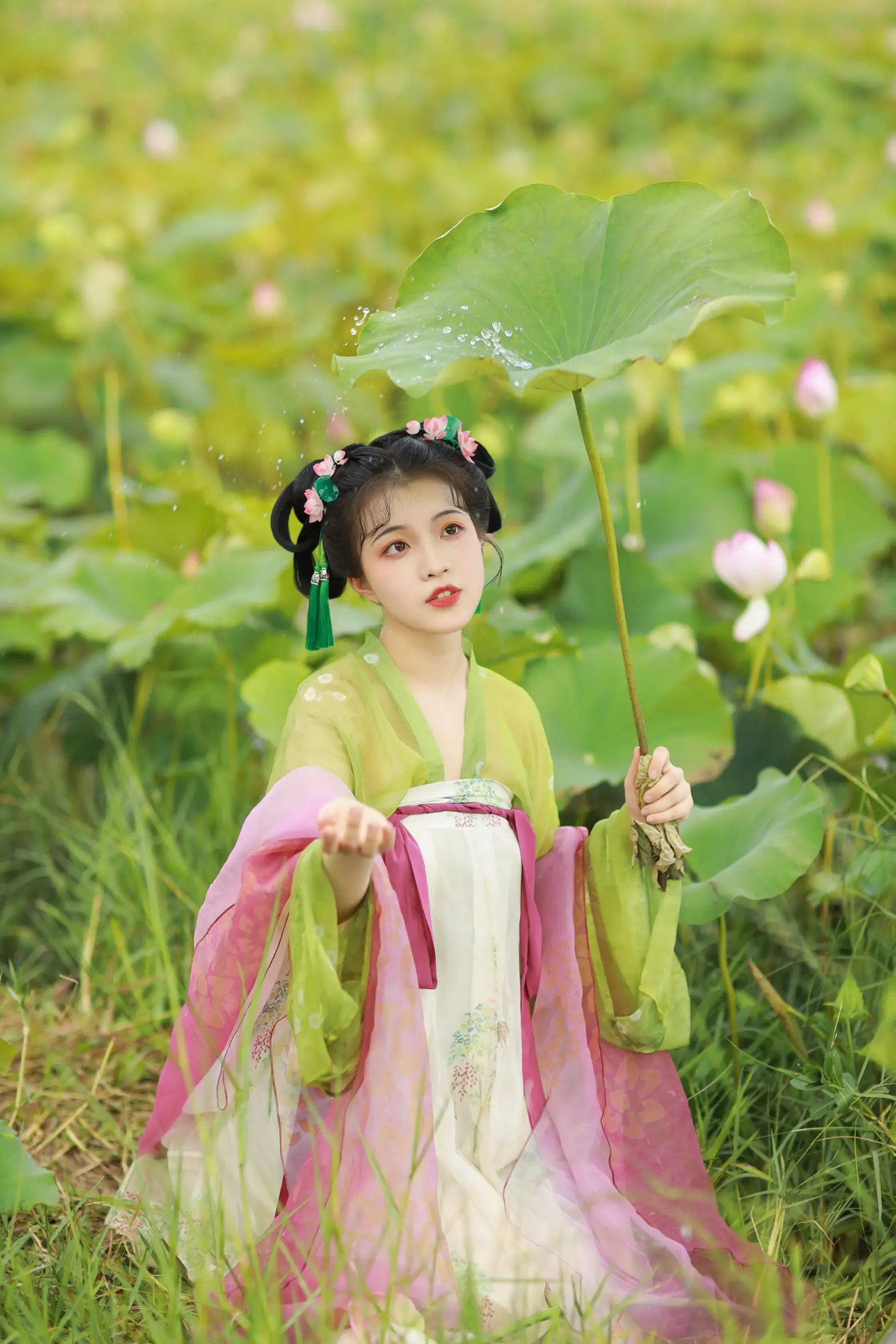 [艺图语] 2022.08.03 Vol.1614 – 荷花少女 我超白_#[30P]-7