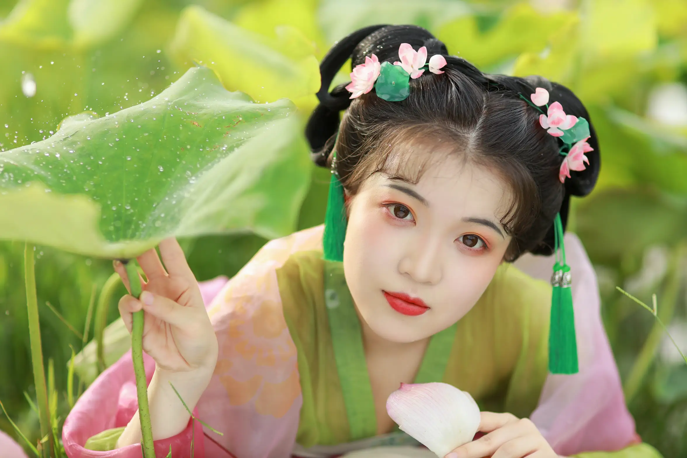 [艺图语] 2022.08.03 Vol.1614 – 荷花少女 我超白_#[30P]-7