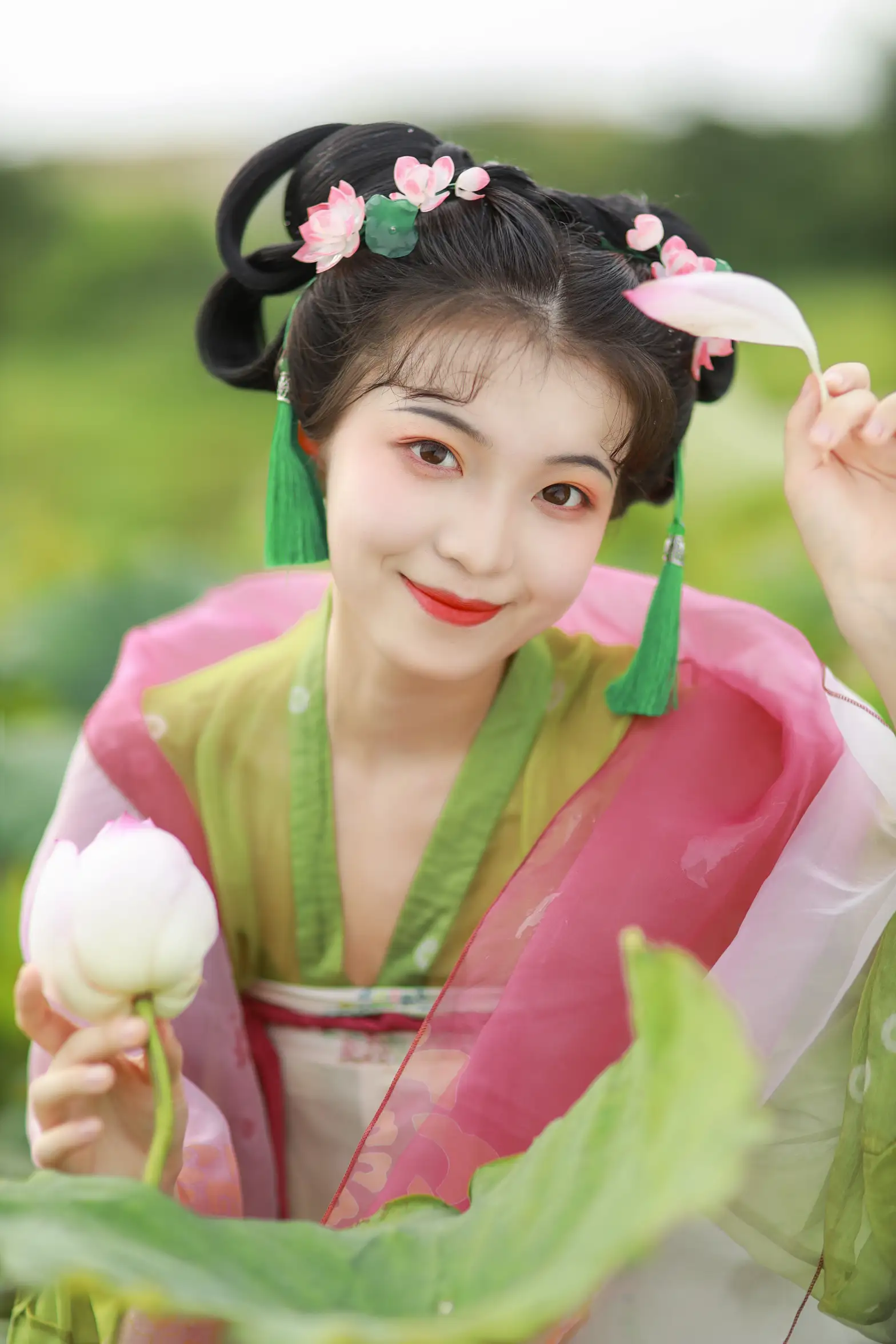 [艺图语] 2022.08.03 Vol.1614 – 荷花少女 我超白_#[30P]-9