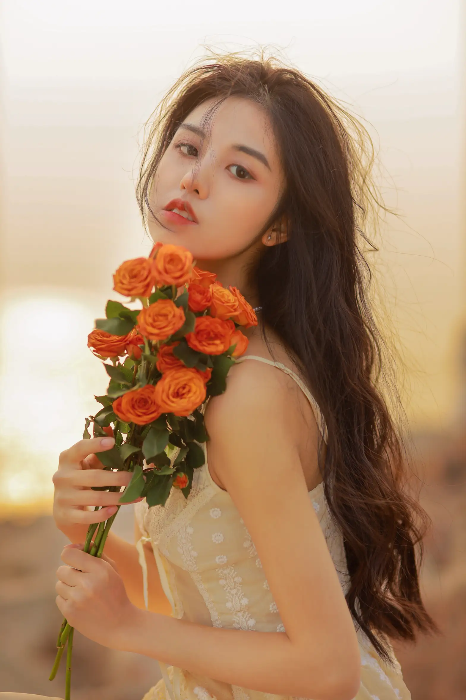 [艺图语] 2022.08.08 Vol.1655 – 她与落日 沐槿cutie#[25P]-10