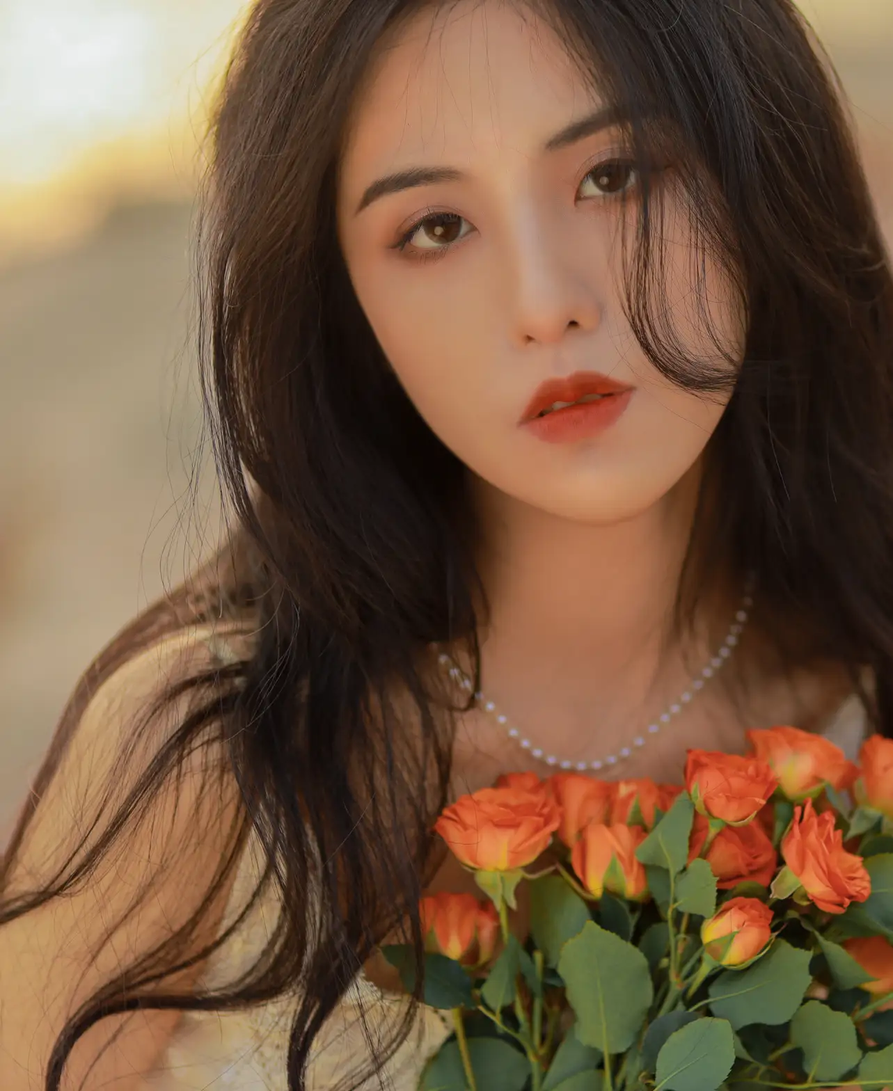 [艺图语] 2022.08.08 Vol.1655 – 她与落日 沐槿cutie#[25P]-2