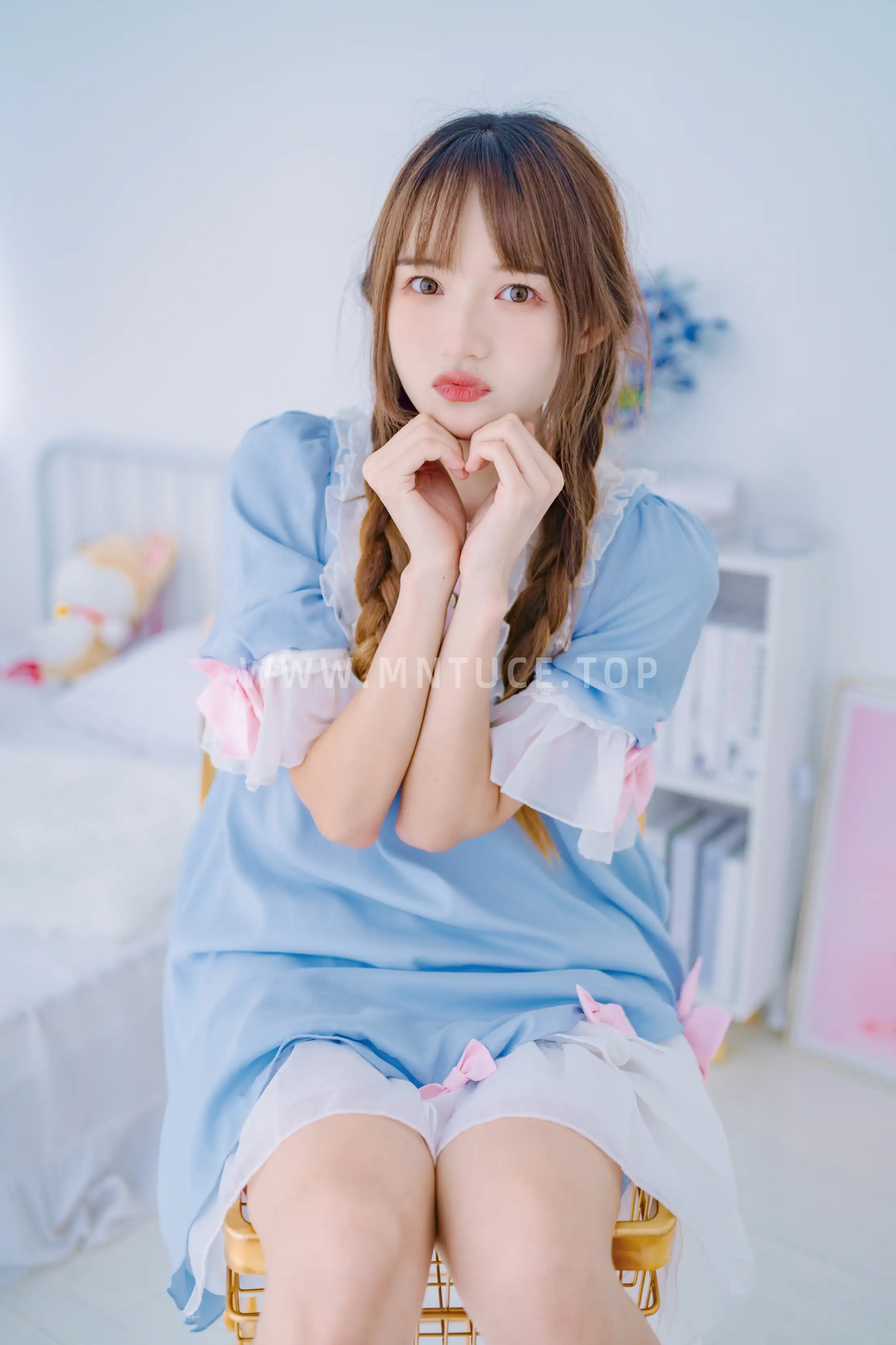 [艺图语] 2022.08.13 Vol.1691 – 纯白色可爱 兔子Zzz不吃胡萝卜#[32P]-8